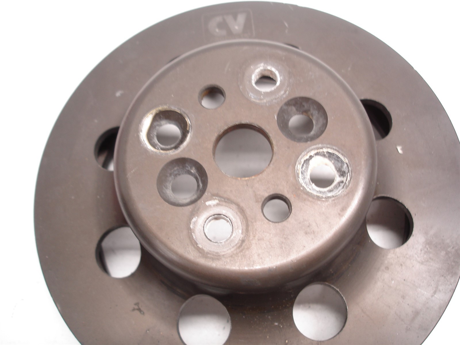 NASCAR CV PRODUCTS BILLET ALUMINUM DUAL V-BELT WATER PUMP PULLEY SET W/ SHEAVES