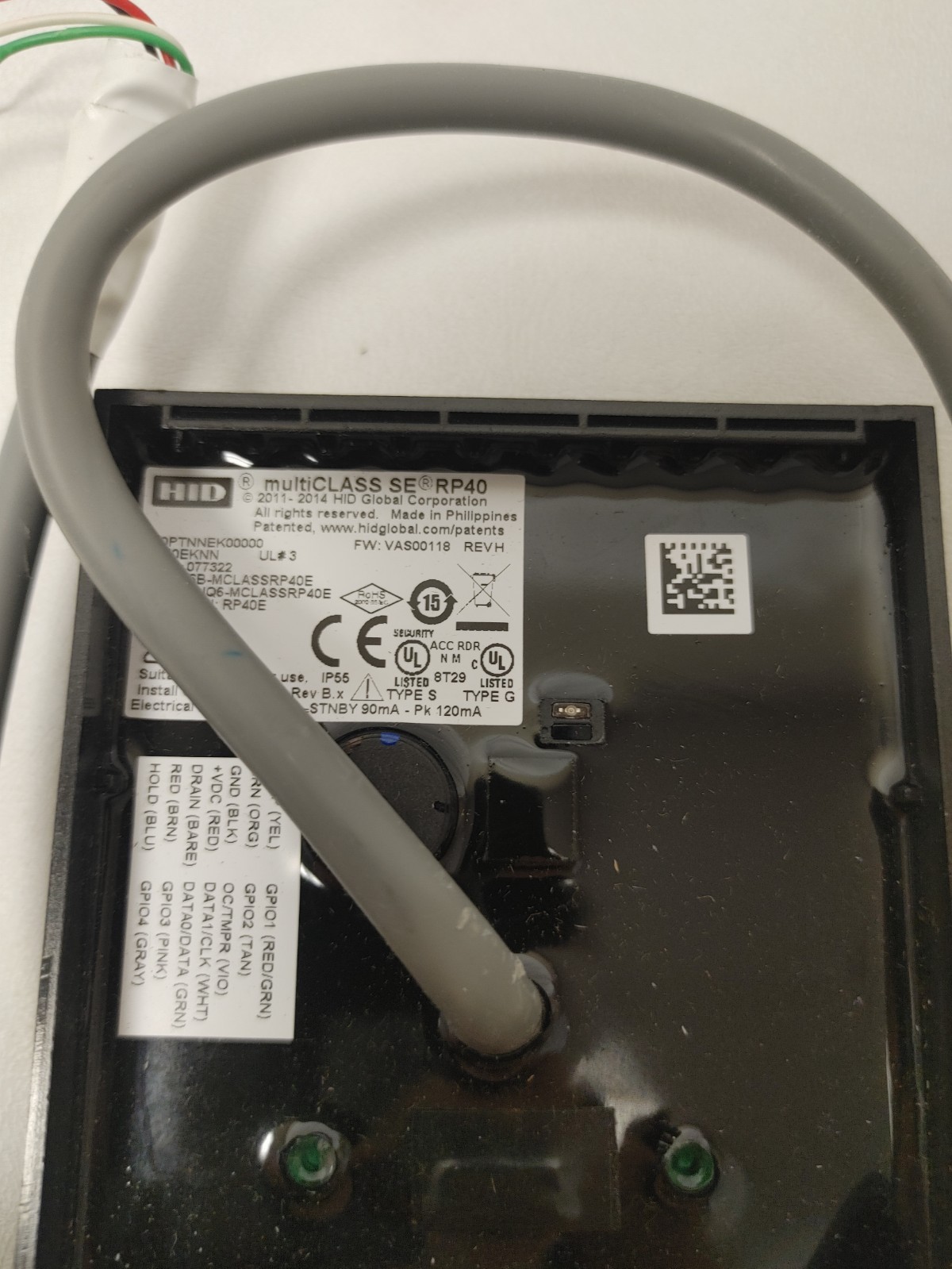 HID SE Class RP15 Mullion Card Reader 910PTNNEK00000