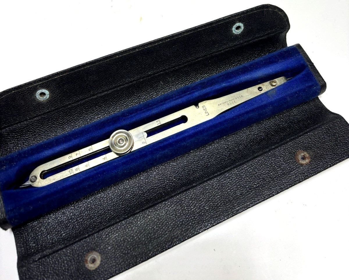 Dietzgen Proportional Divider U.S. Corps of Engineers Made in USA w/Fitted Case