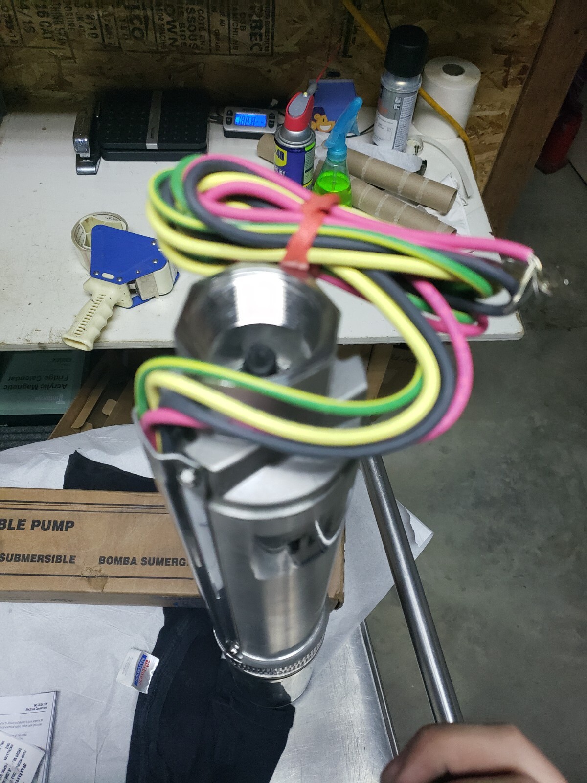 FRANKLIN ELECTRIC 7FR05S4 (1/2HP, 3WIRE,230V, 7GPM, SUBMERSIBLE PUMP) NIB