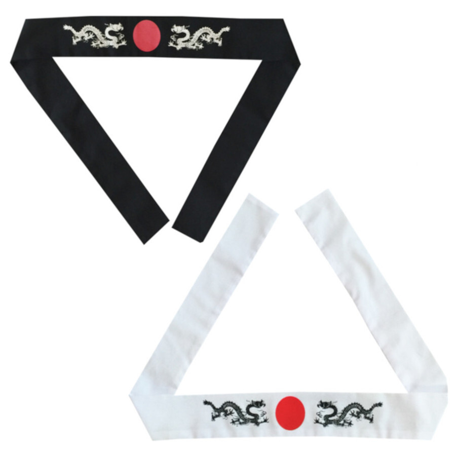 DRAGON Japanese Headband Hachimaki Martial Arts Sports Hibachi chef headband NEW