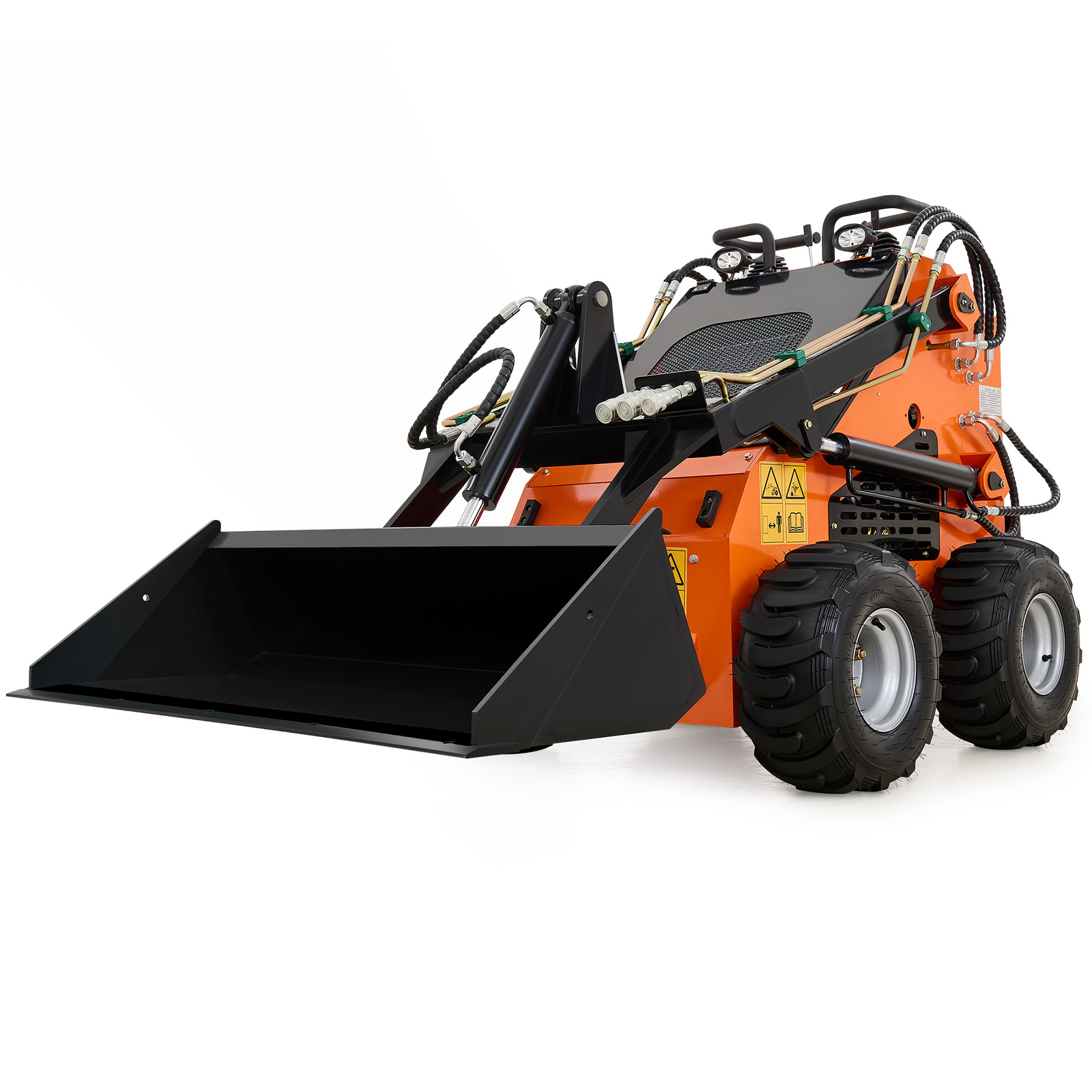 Mini Skid Steer Small Skid Loader with 23 hp Engine & Bucket