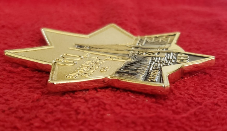 CALIFORNIA HIGHWAY PATROL 60TH SUPER BOWL CHALLENGE COIN (ELA CHP LAPD POLICE)