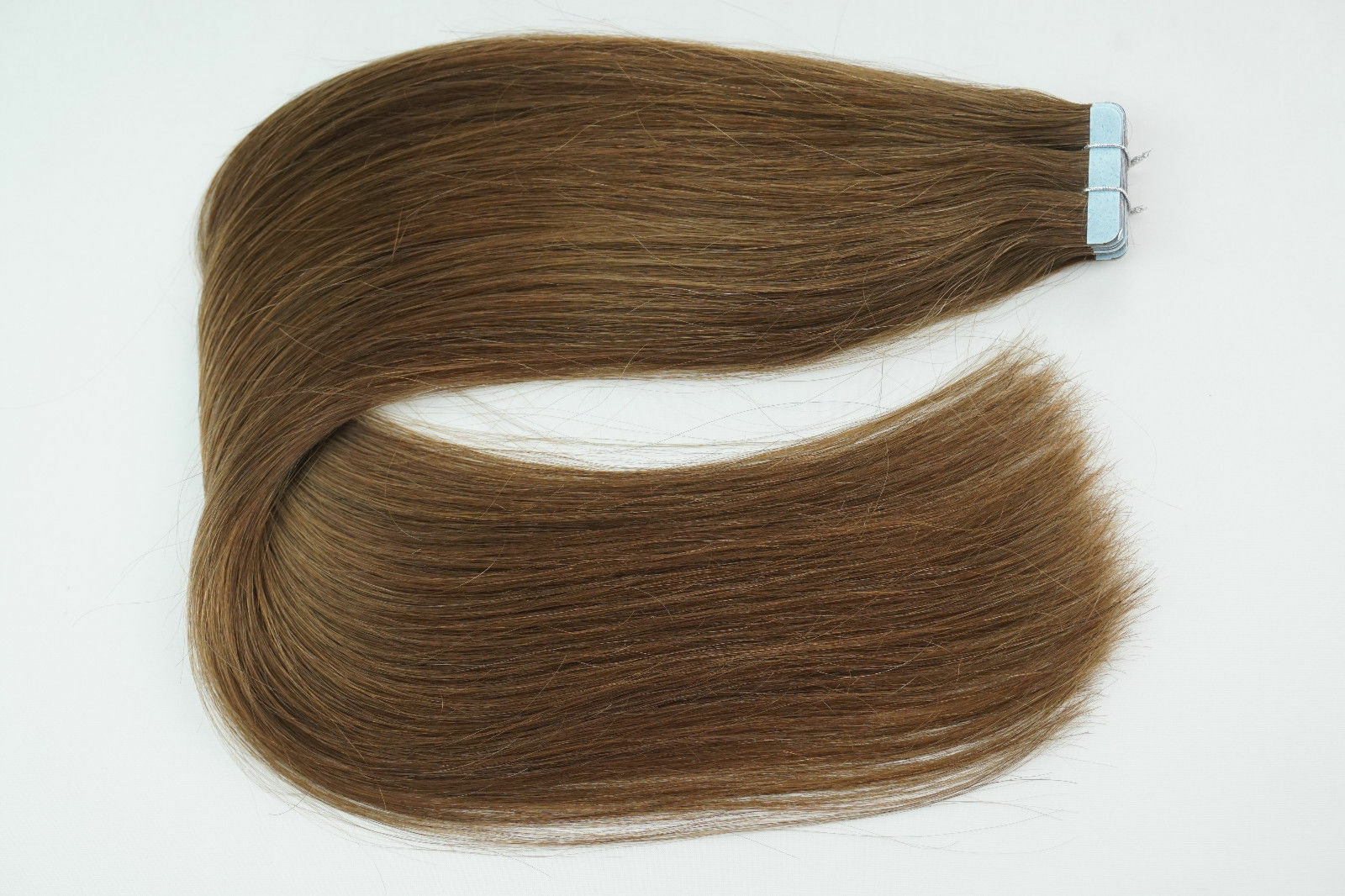 Seamless Tape In Human Hair Extensions Skin Weft Russian Hair Full Head 80pieces