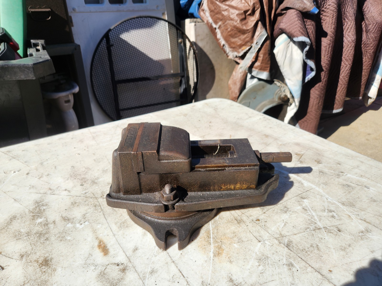 Palmgren 4" swivel vise machinist vise