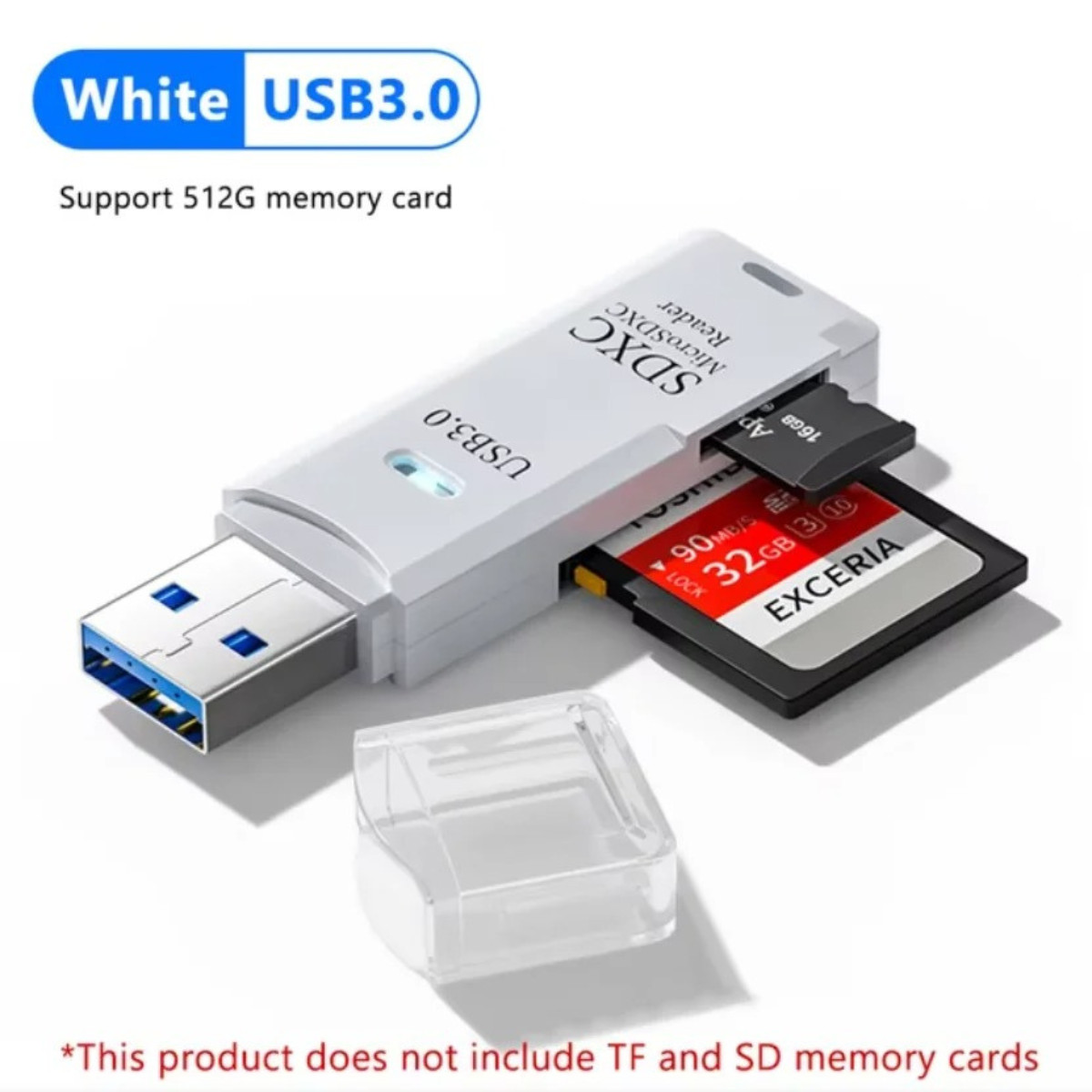 USB 3.0 Micro SD SDHC TF Card Reader Memory Adapter for PC Laptop Camera