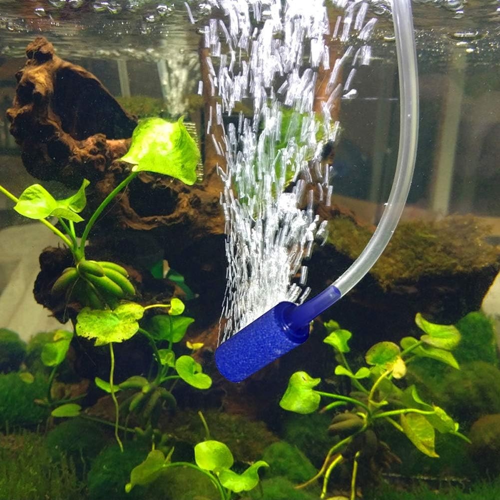 20PCS Aquarium Air Stones 0.47"x1" Bubble Diffuser for Fish Tank Hydroponics