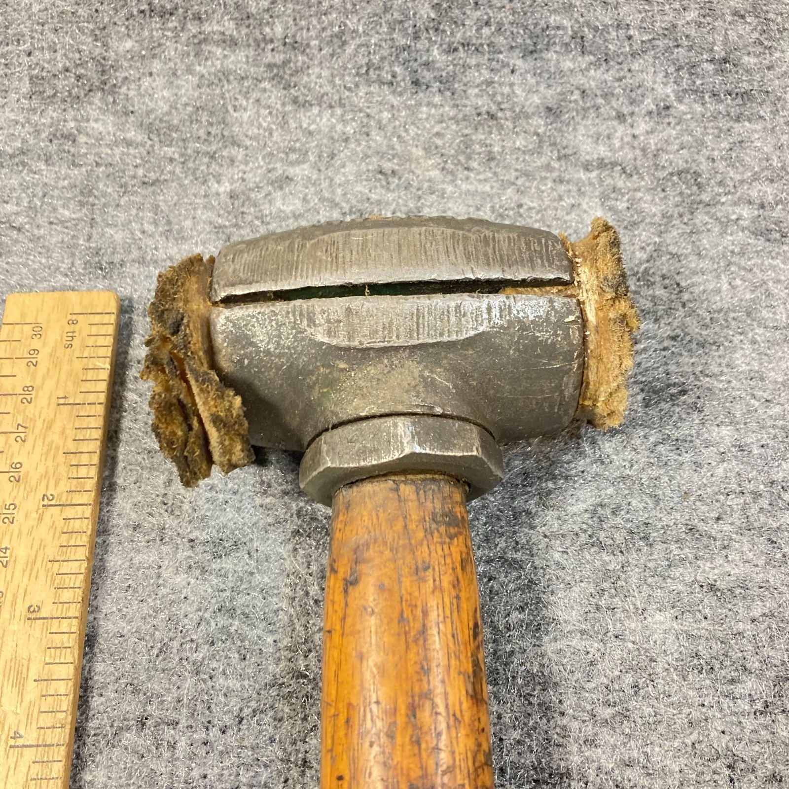 Garland Hammer #2 Rawhide Face 13" Wood Handle 2lb. 3oz. TW USA