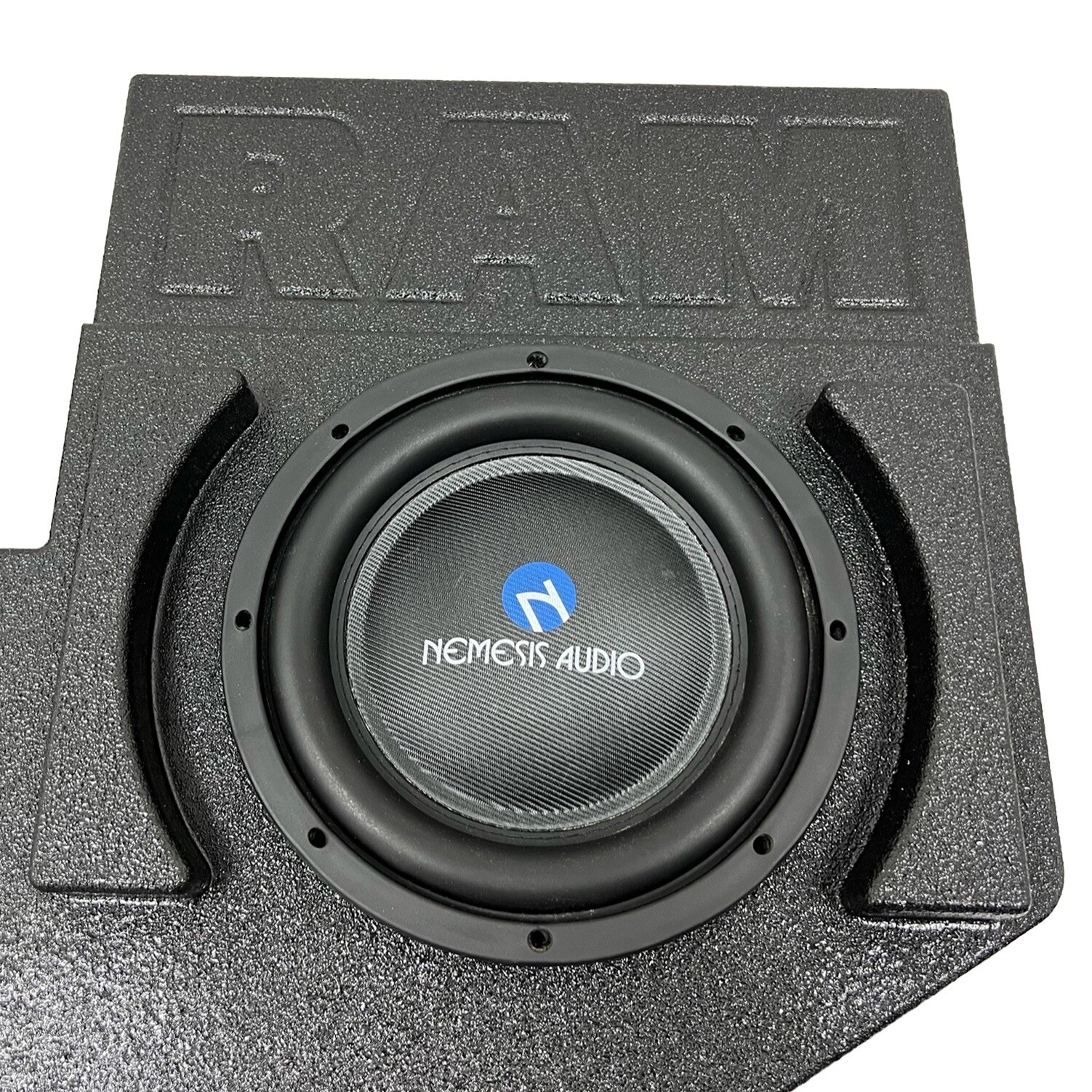 Mega Bass Dodge Ram Quad Cab 02-18 2x10 Inch Subwoofer Box Sub Enclosure Ported