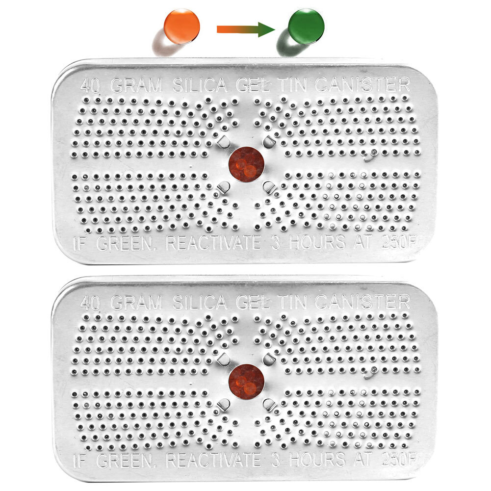 8/4/2 Pack 40 Gram Reusable Silica Gel Desiccant Beads Canister Dehumidifier 40g