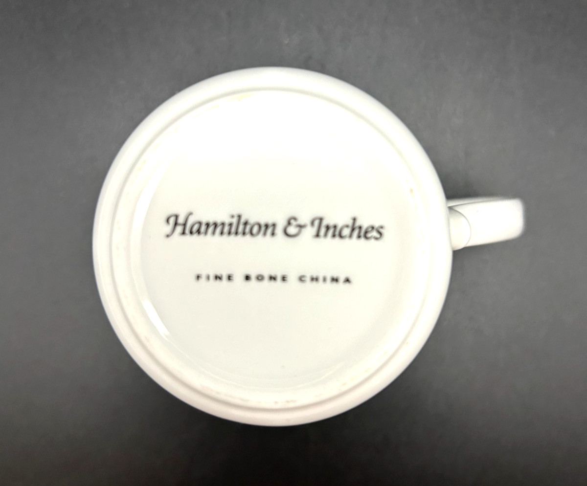 Hamilton & Inches Edinburgh 3-Pc Bone China Children's Dining Set ~ Bagpiper Cat