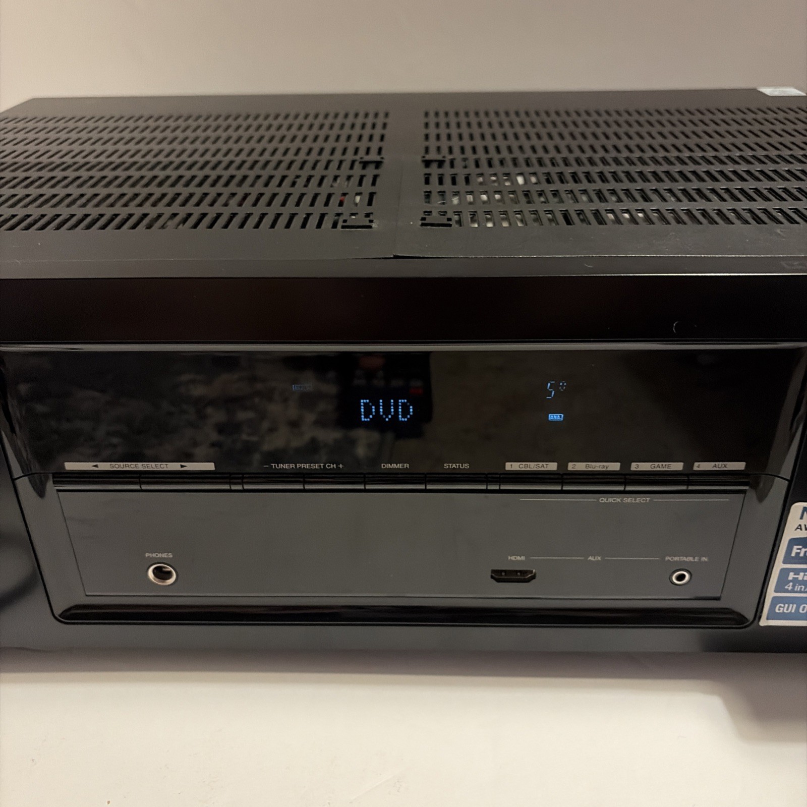 Denon AVR-1513 5.1 Ch HDMI Network Home Theater Receiver Stereo + Remote Bundle