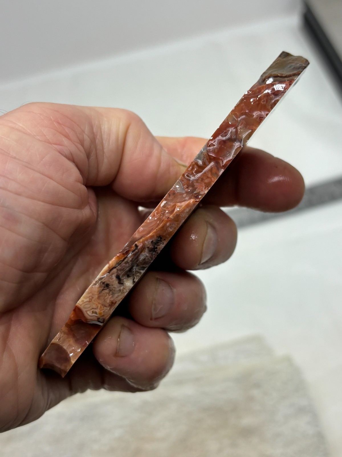 Turkish Stick Agate slab Cabbing Lapidary Collecting Combo Ship avail