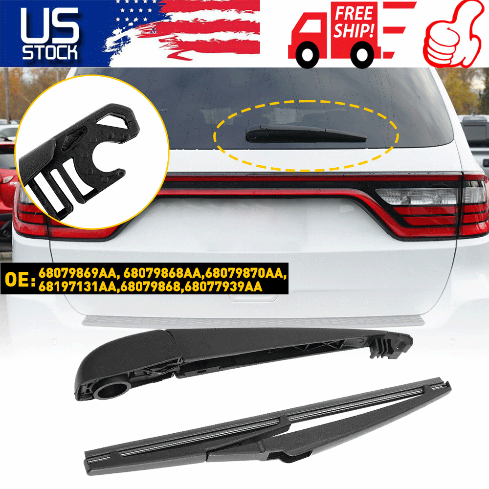 Rear Windshield Back Wiper Arm Blade Set For 2011 2012-2017 Jeep Grand Cherokee