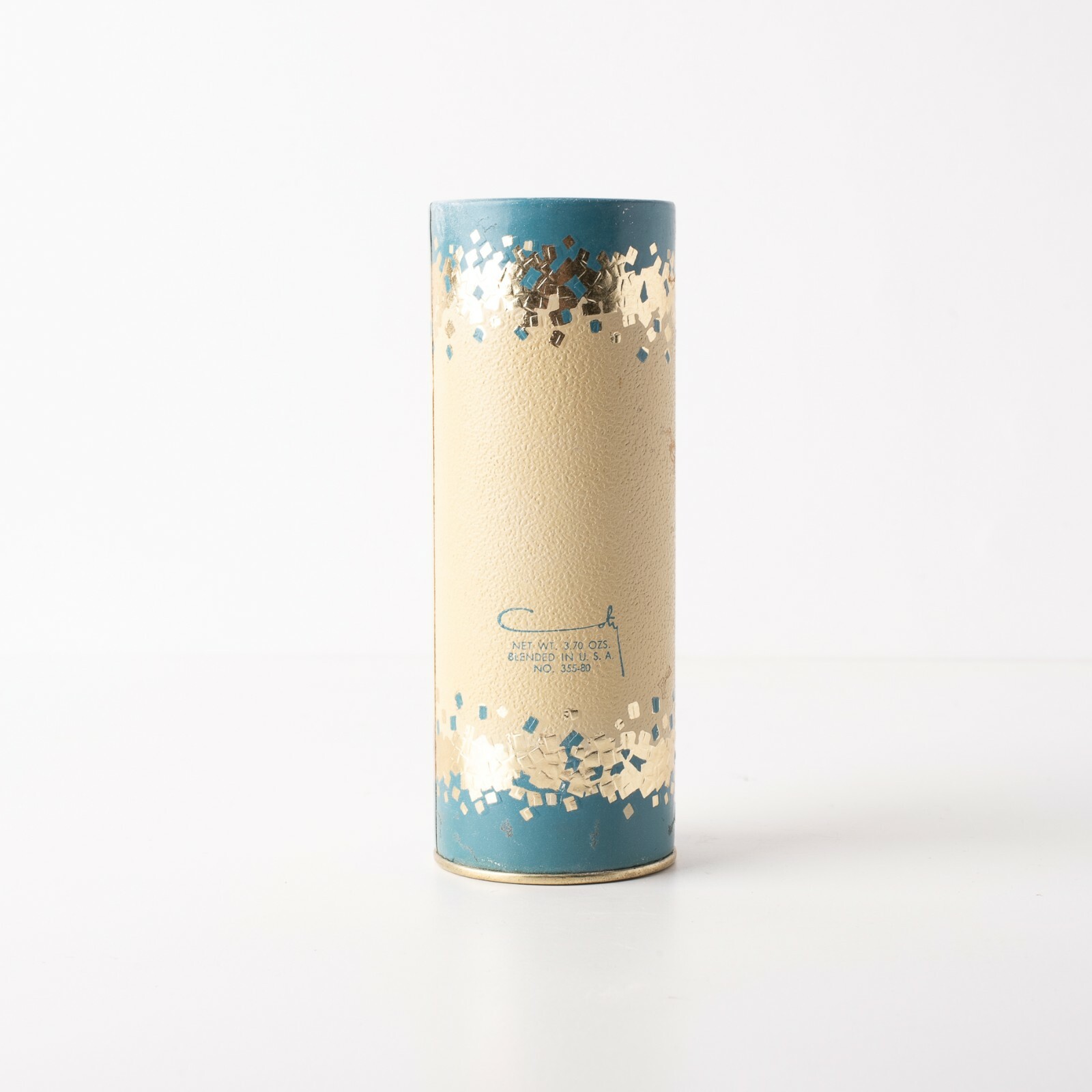 Vintage Paris Coty Talc De Powder 1960's USA 3.7 Oz Full New Old Stock Advertise