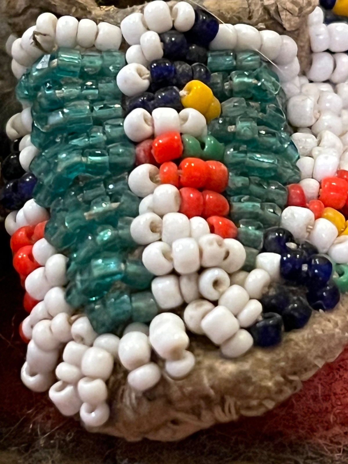 Old Beaded Baby Moccasins