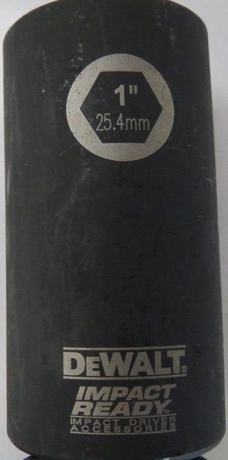 DeWalt DW2294 1" Impact Ready Deep Socket for 3/8" Dr