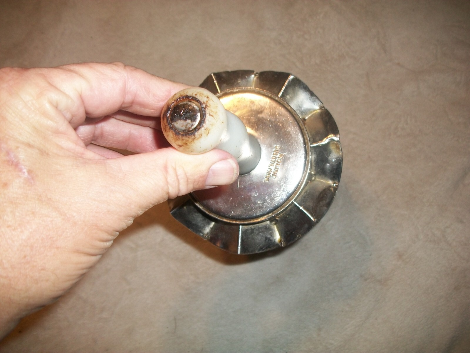 Moline Commercial Rotary Rolling Biscuit Donut Dough Cutter Hexagon Vintage B68