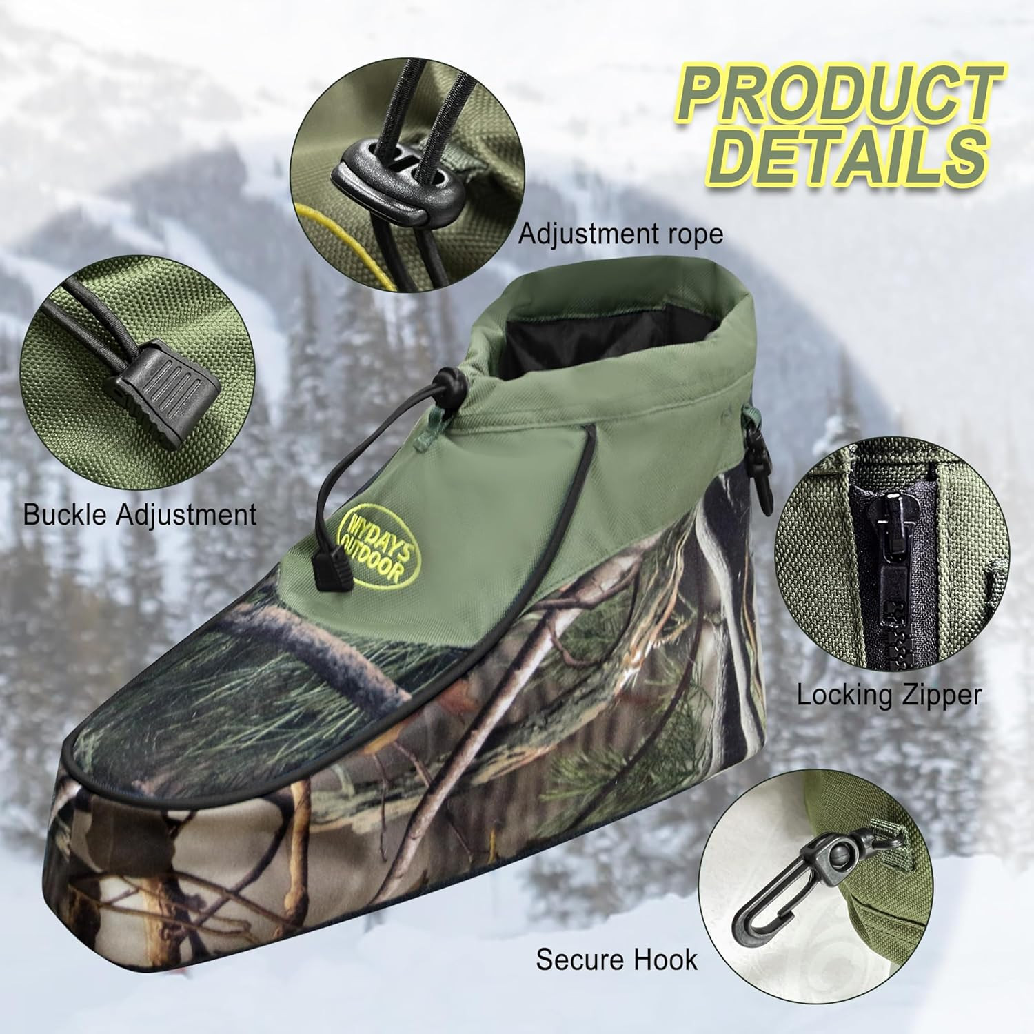 Insulated Boot Covers Lightweight Boot Insulator for Hunting