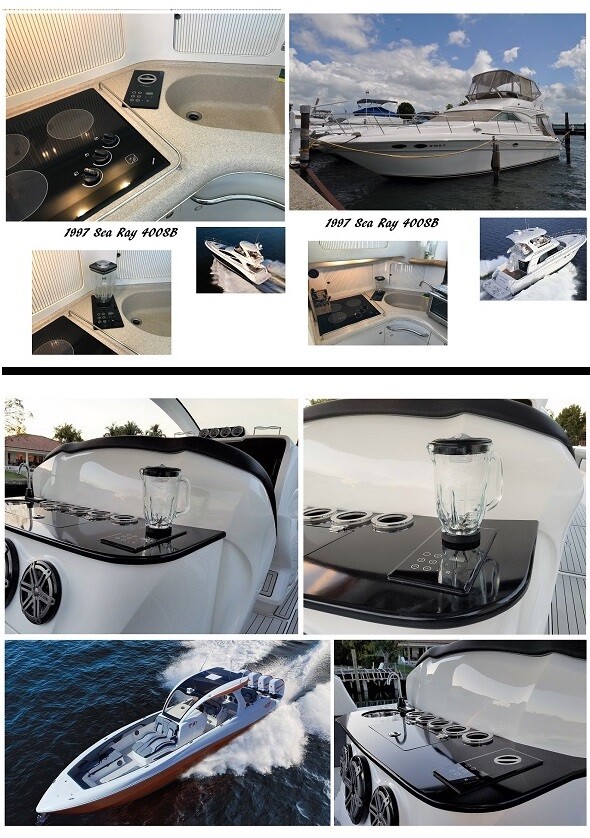 Built-in Blender: (Replaces Nutone Food Center) 1000W + Cover + 6 cup Gl Blender