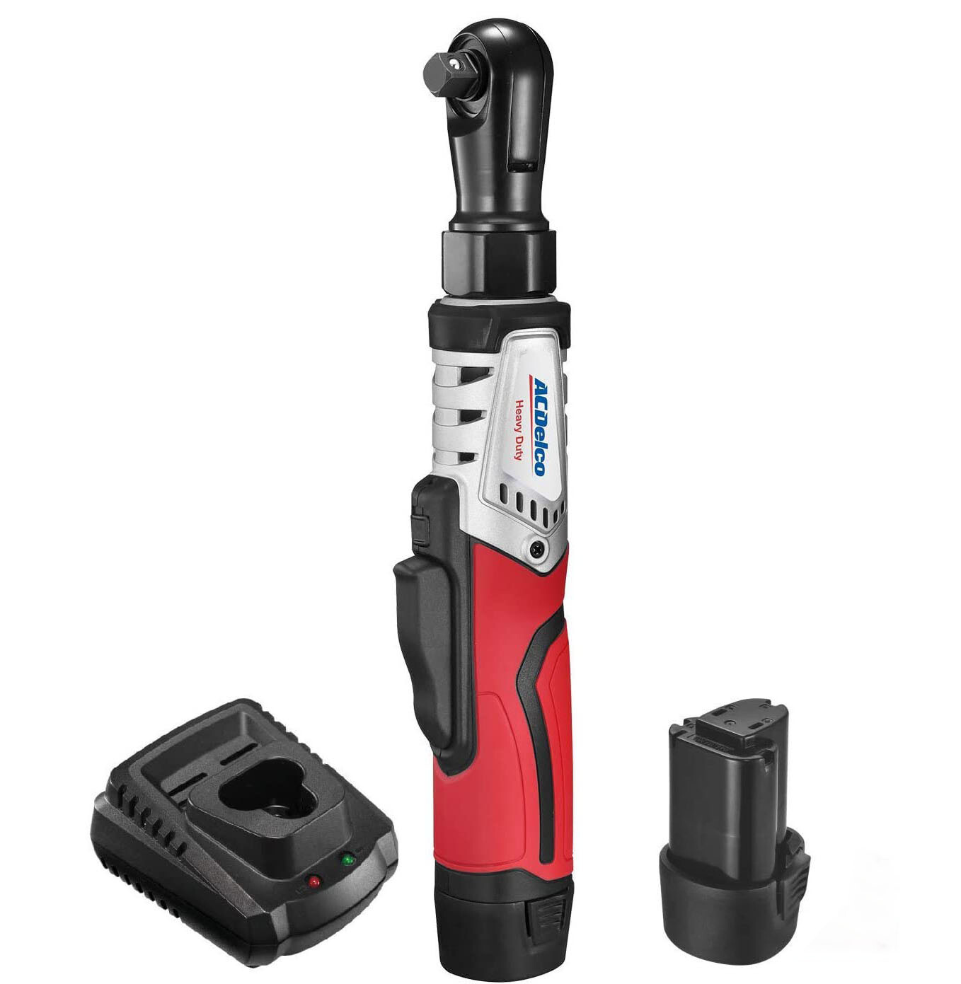 ACDelco Cordless BRUSHLESS 12V Ratchet Wrench (1/2‘’) Tool Kit, 2 Batteries