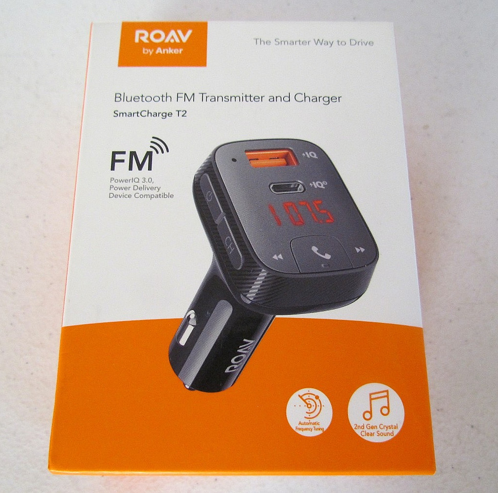Anker Roav T2 Bluetooth FM Transmitter & Charger SmartCharge IQ 3.0