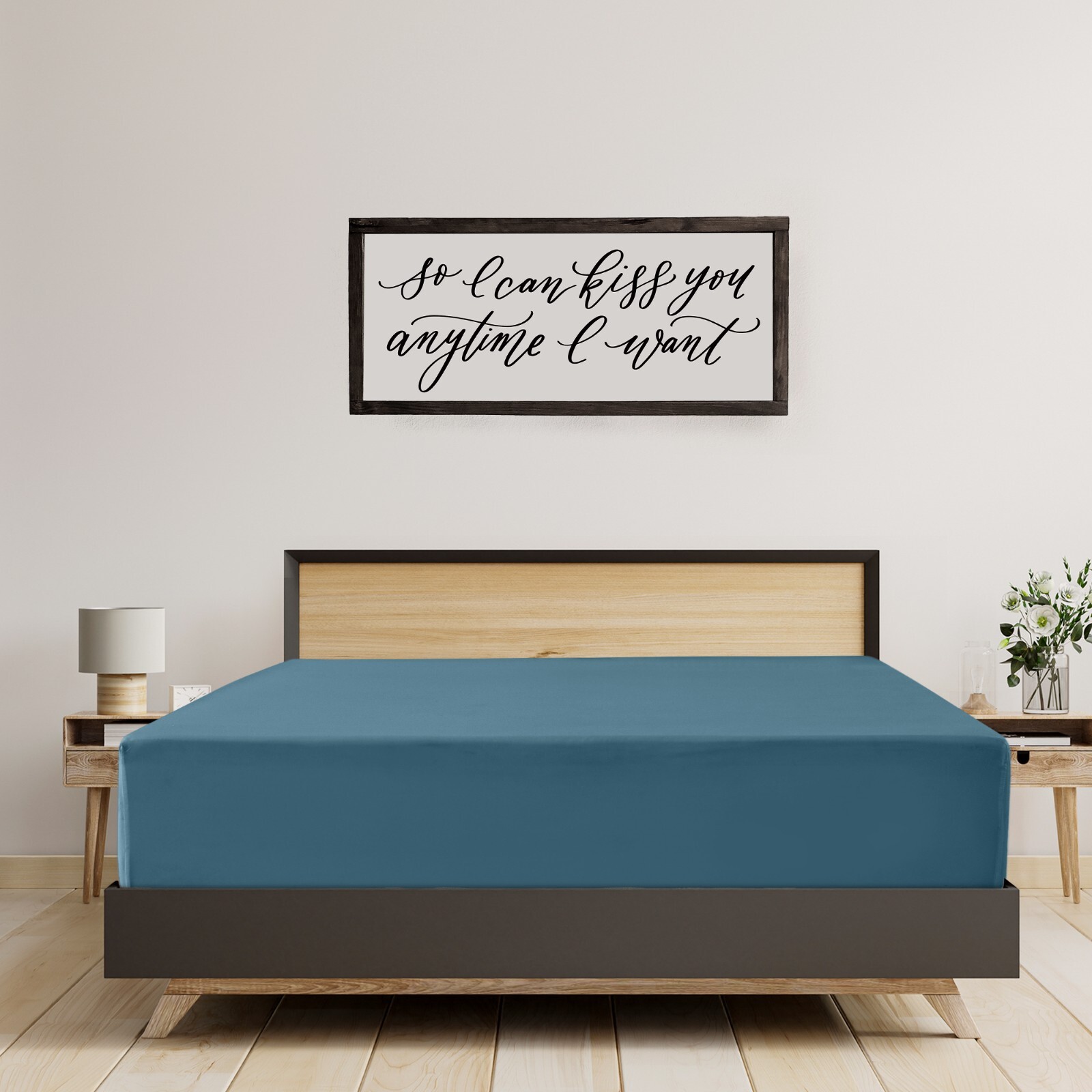 14'' Deep Pocket Fitted Sheets 1800 Count Bed Sheets Brushed Fabric Fitted Sheet