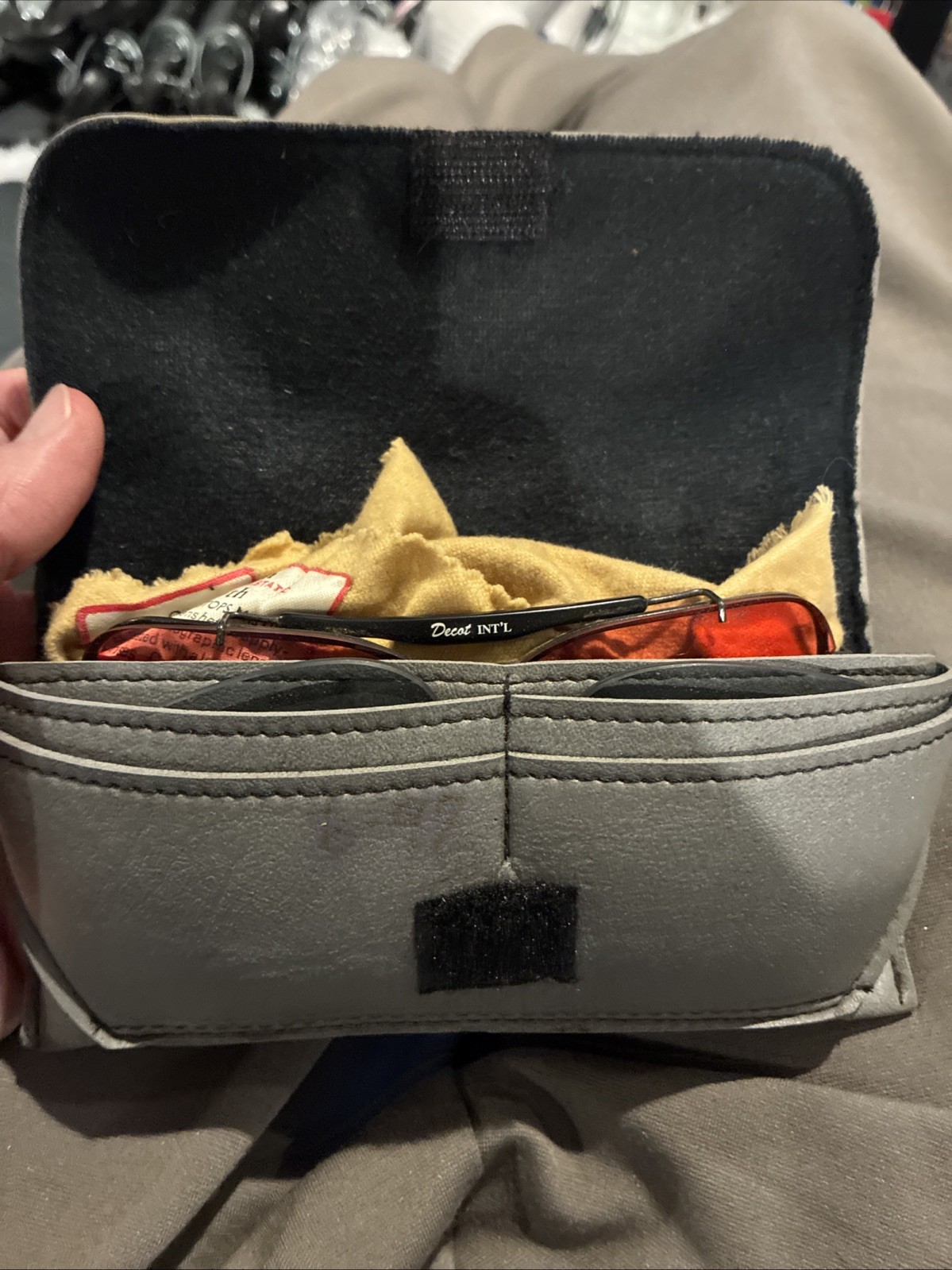 Vintage Decot Hy-Wyd Sport Shooting Safety Glasses with original &Frame and Case