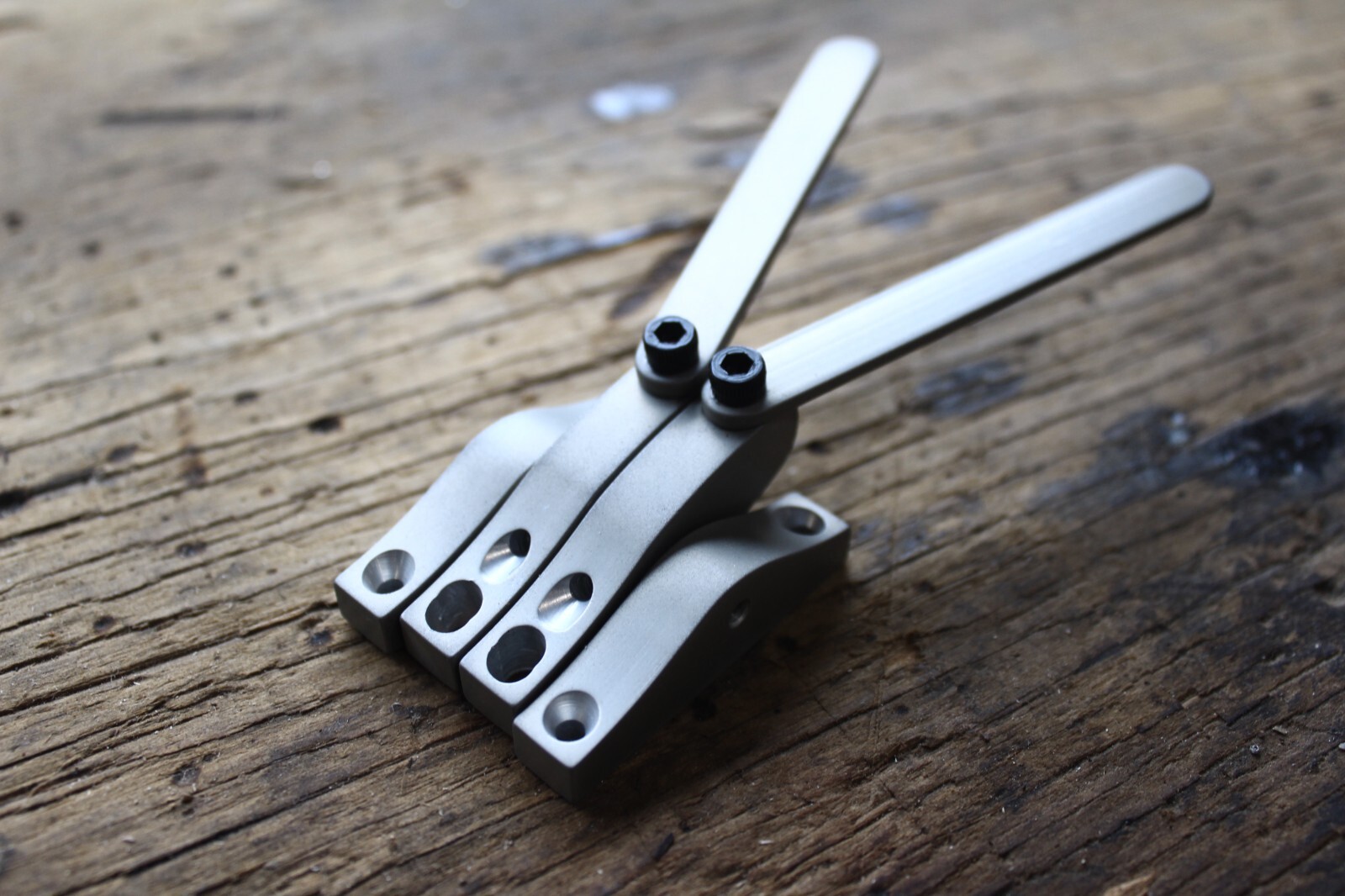 Peters shorty G/B string Bender, Matte Gunmetal, lap steel guitar palm lever