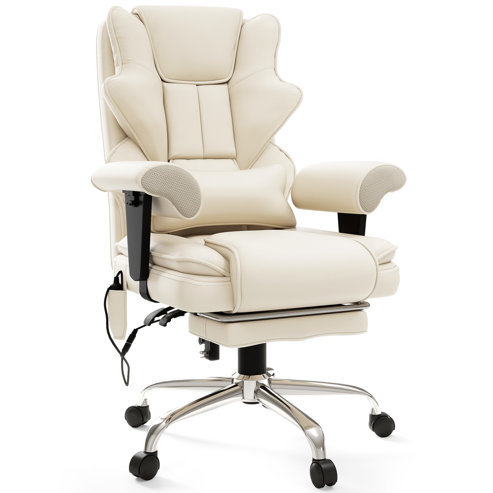 7-Point Massage & Heat Office Chair - High Back Executive Ergonomic Chair