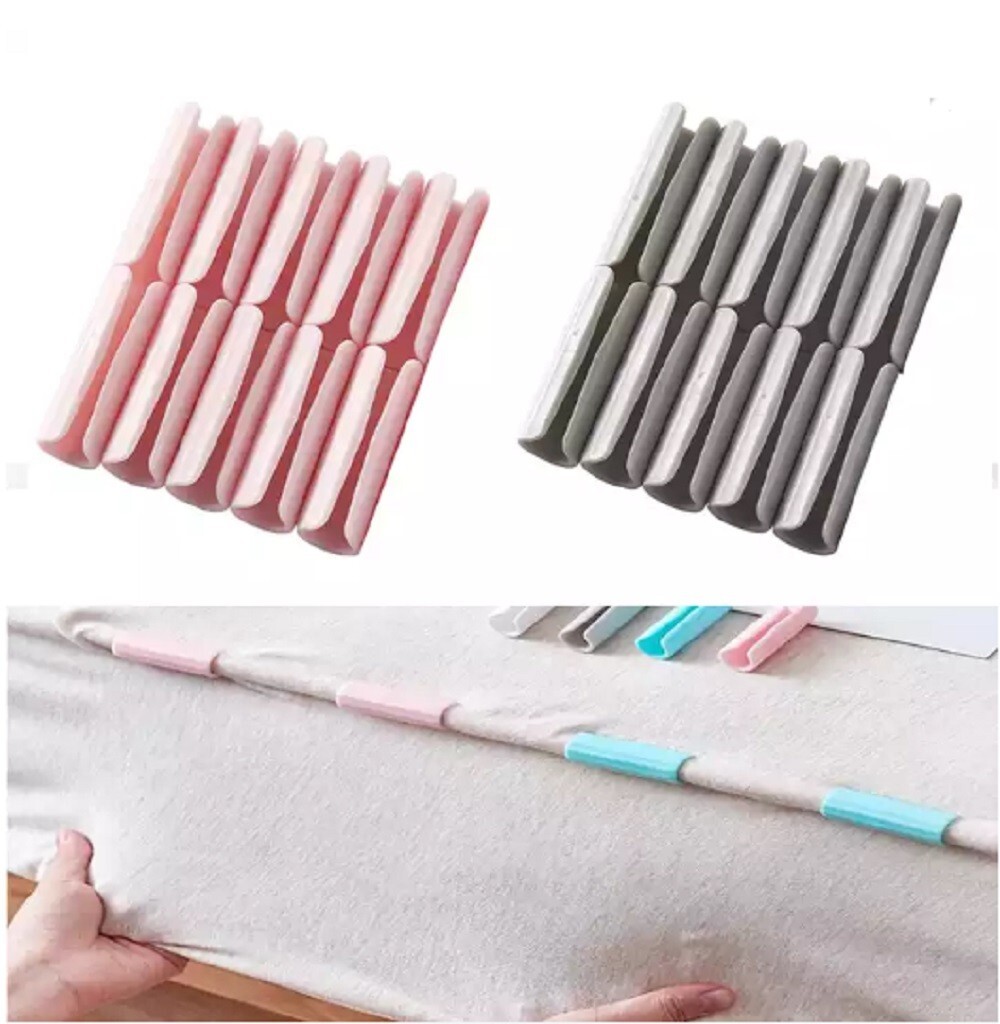 24-Piece Bed Sheet Holder Clips - Plastic Grippers Fasteners to Keep Sheets Snug