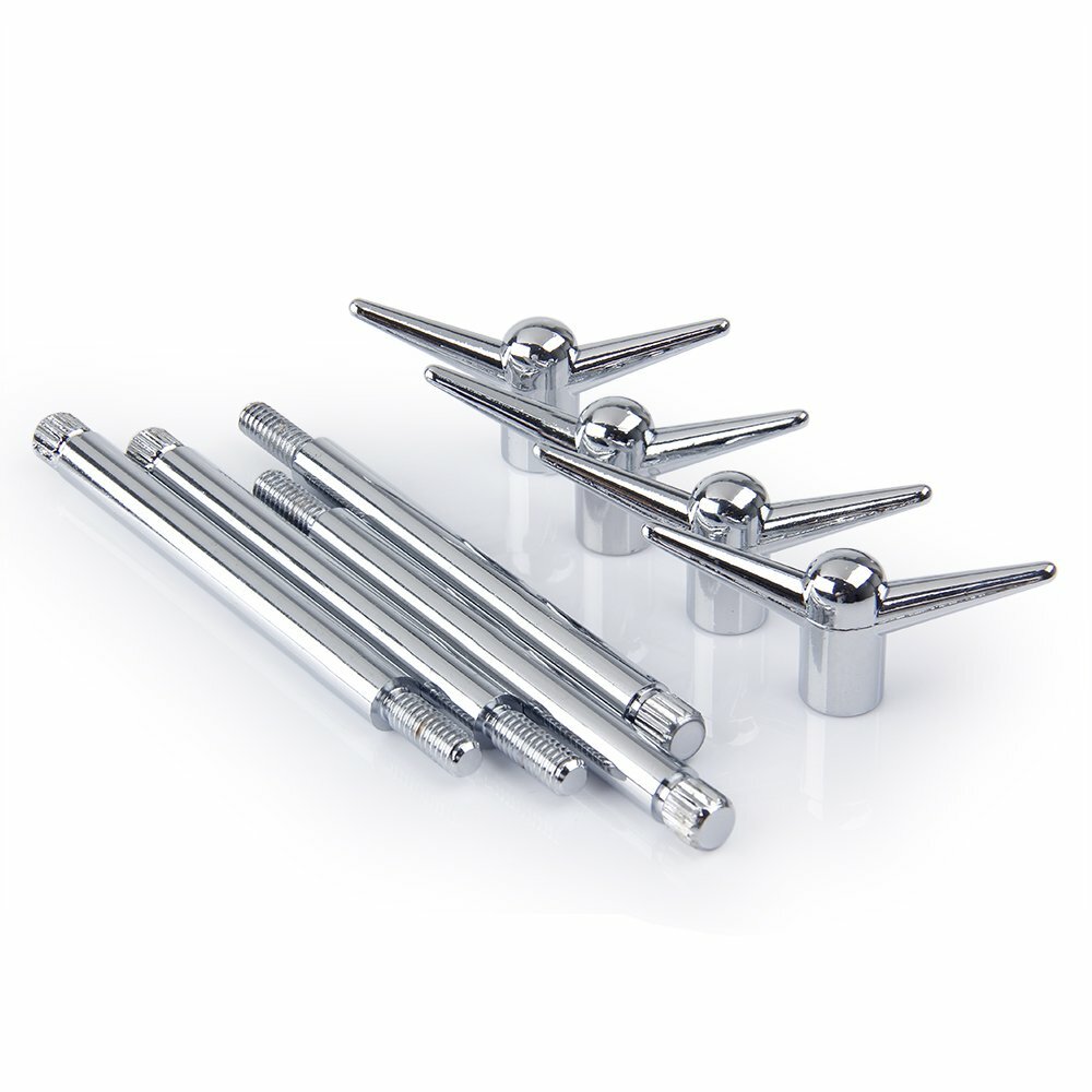 8pcs Valve Cover T-Bar Wing Bolts 1/4-20 Hold Down Length 5" for Chevy SBC BBC