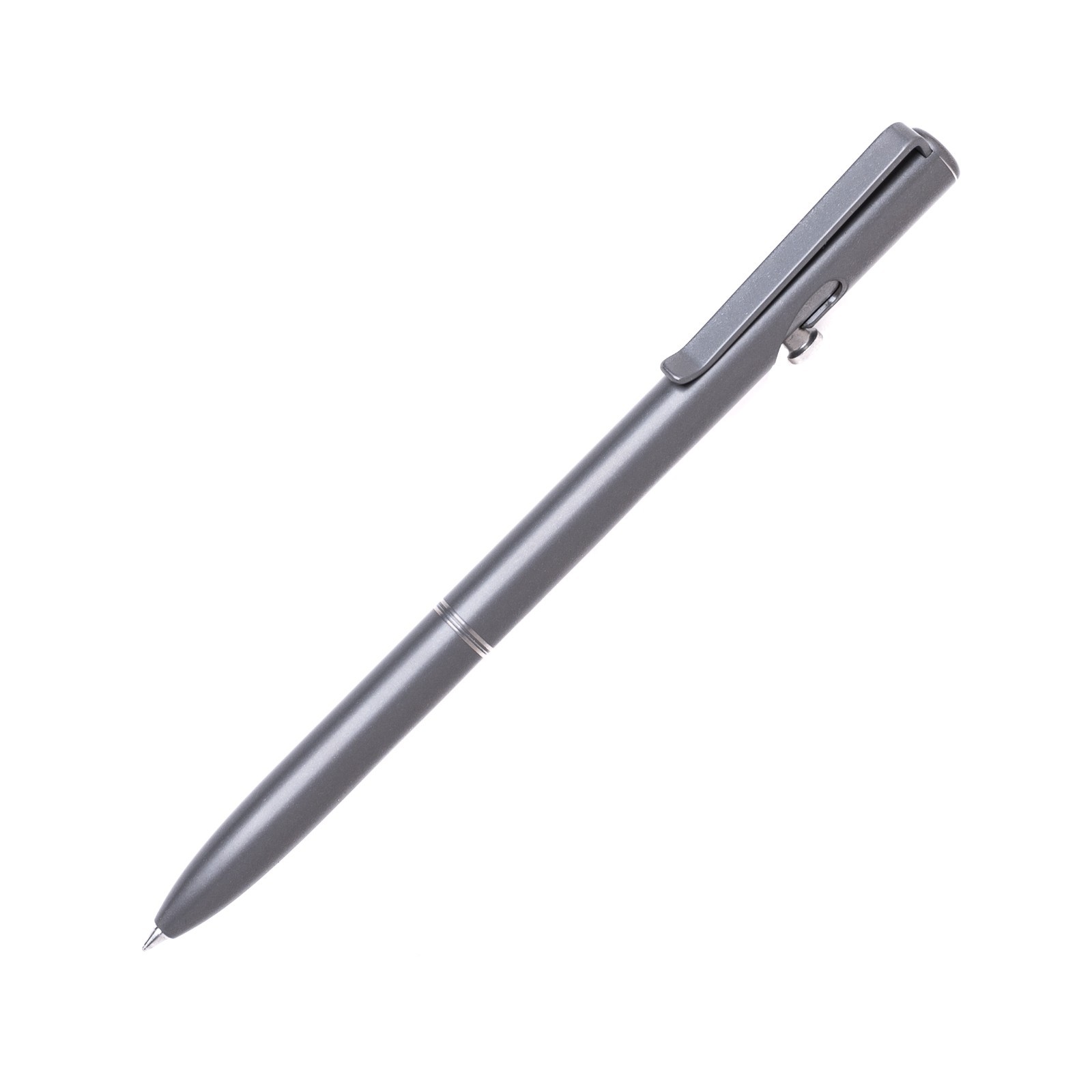 Tactile Turn Smooth Operator Titanium Bolt Action Pen Stonewashed New Dealer