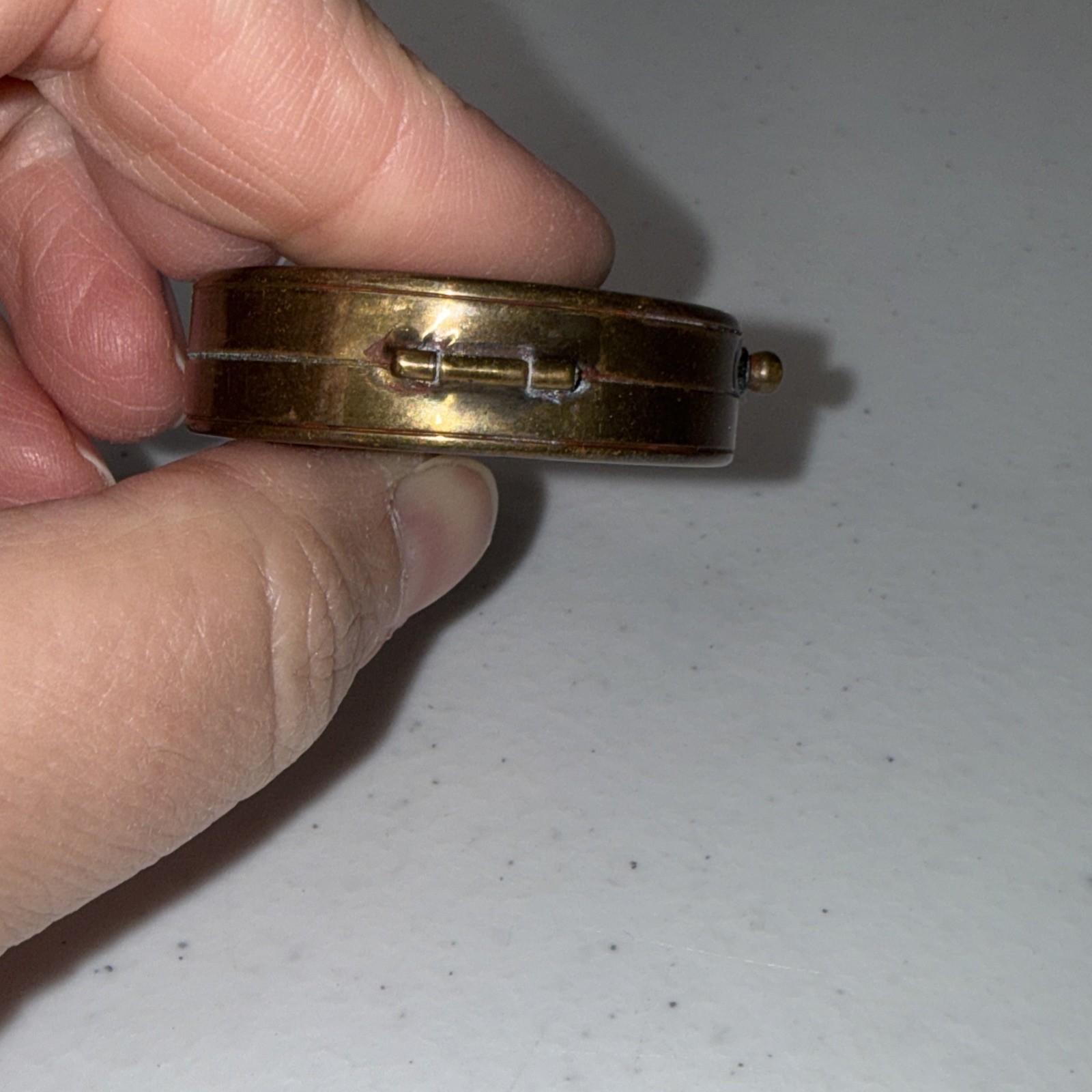 Vintage German Compass Brass Pocket Military Army