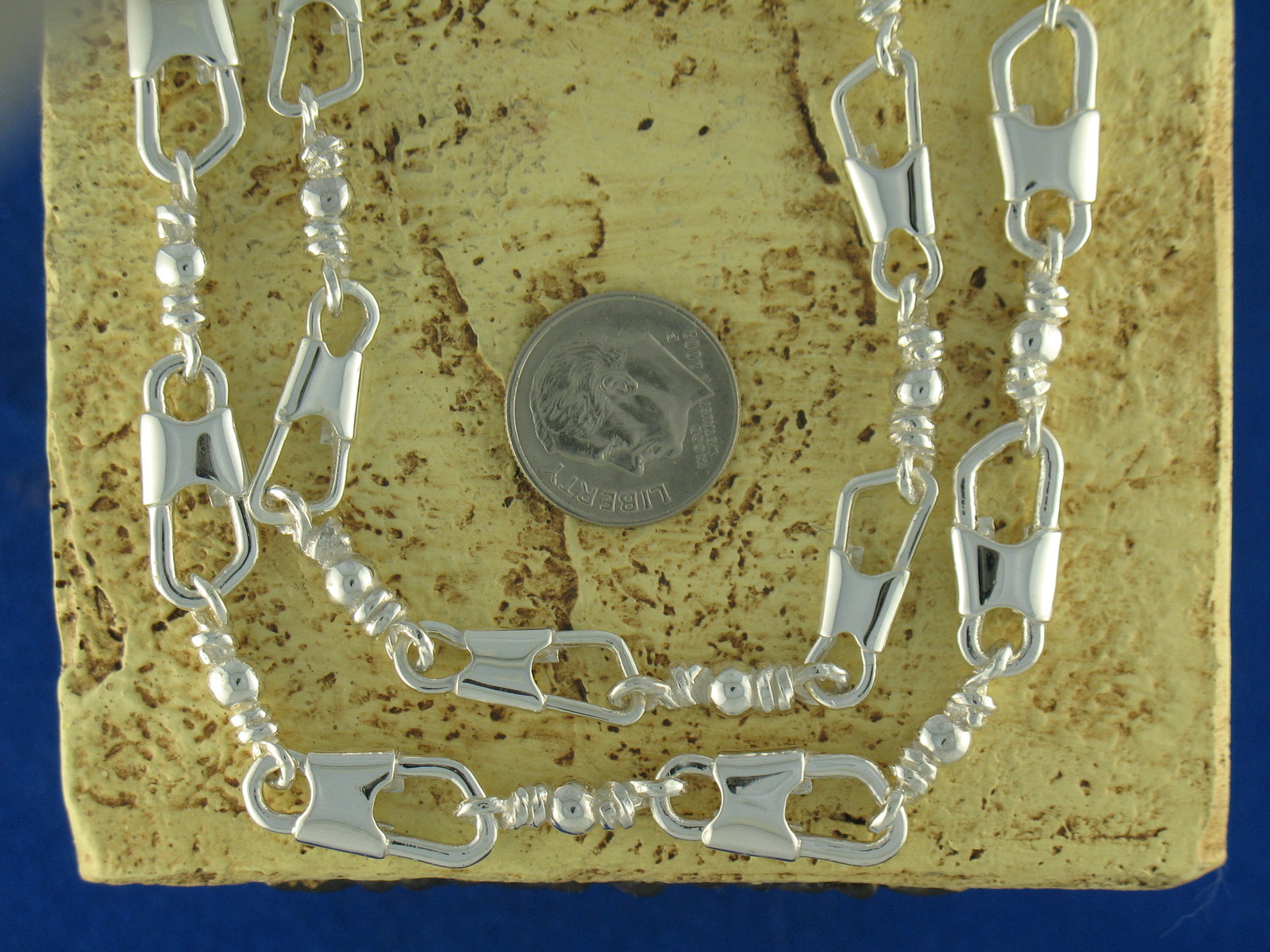 ACTS Bracelet Sterling Silver Fishers Of Men Emmaus Bracelet HEAVY LINK !