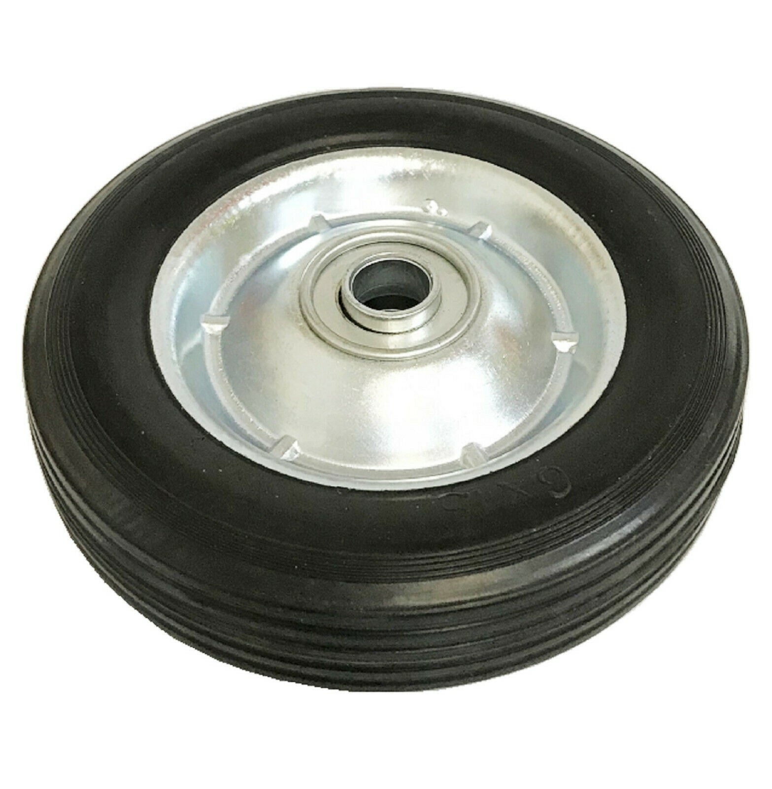 10" inch Solid Rubber Dolly Wheels Tire Rim wheel Hard Heavy duty cart