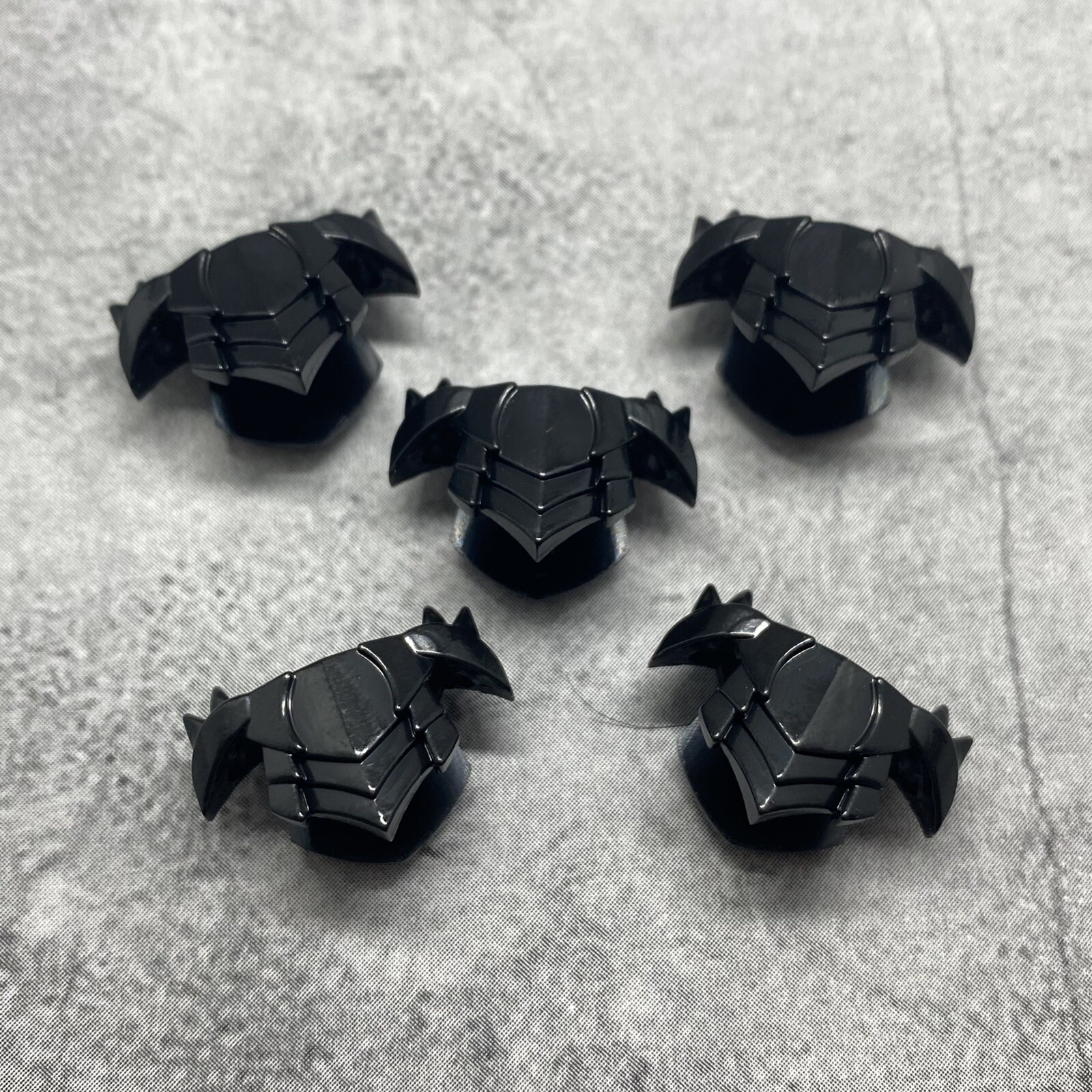 5Pack Black Easterling Armor Blocks Accessories for Minifigures | LOTR | gA14360
