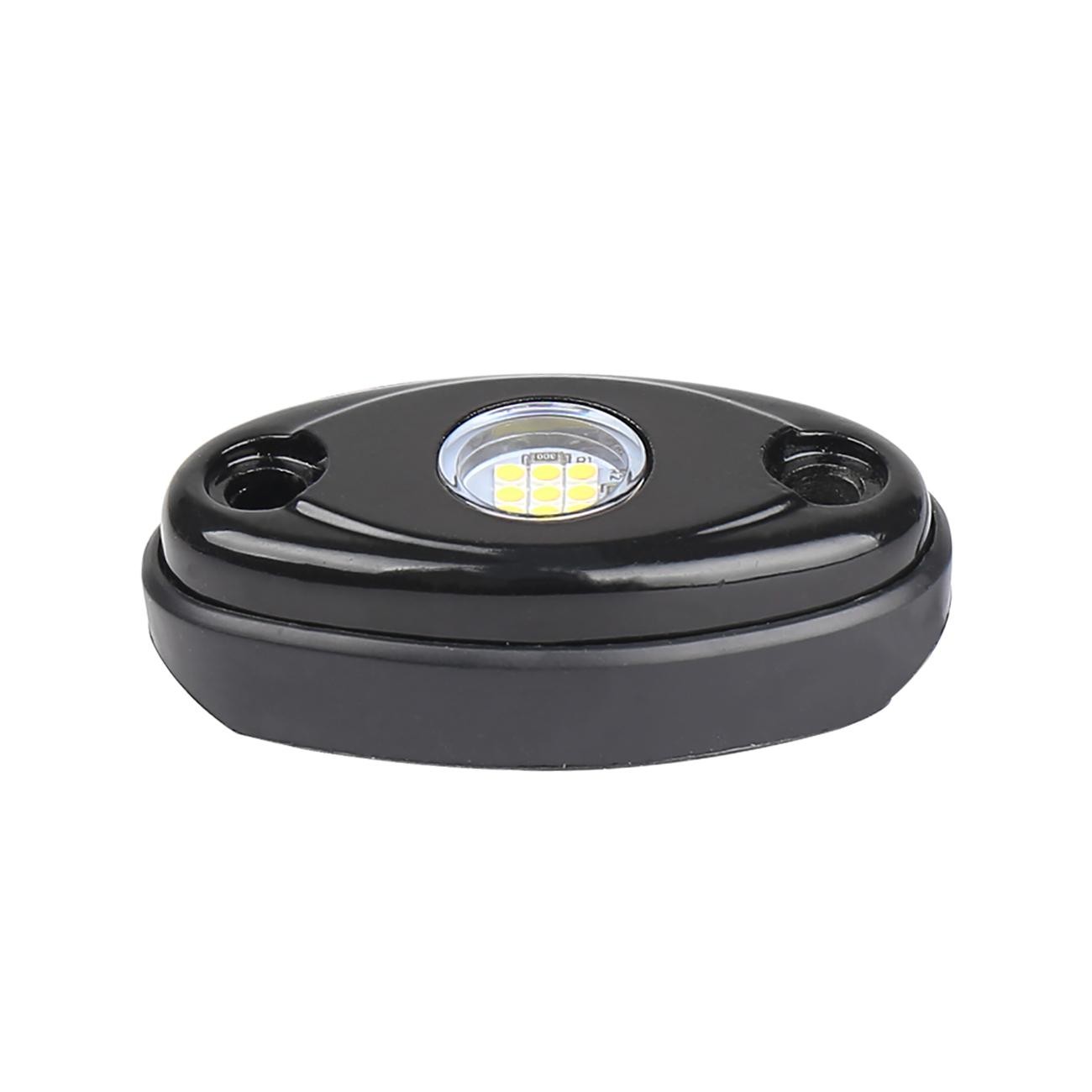 24Pcs White LED Rock Light Pods Underbody Glow Lamp Offroad SUV Pickup Truck UTV