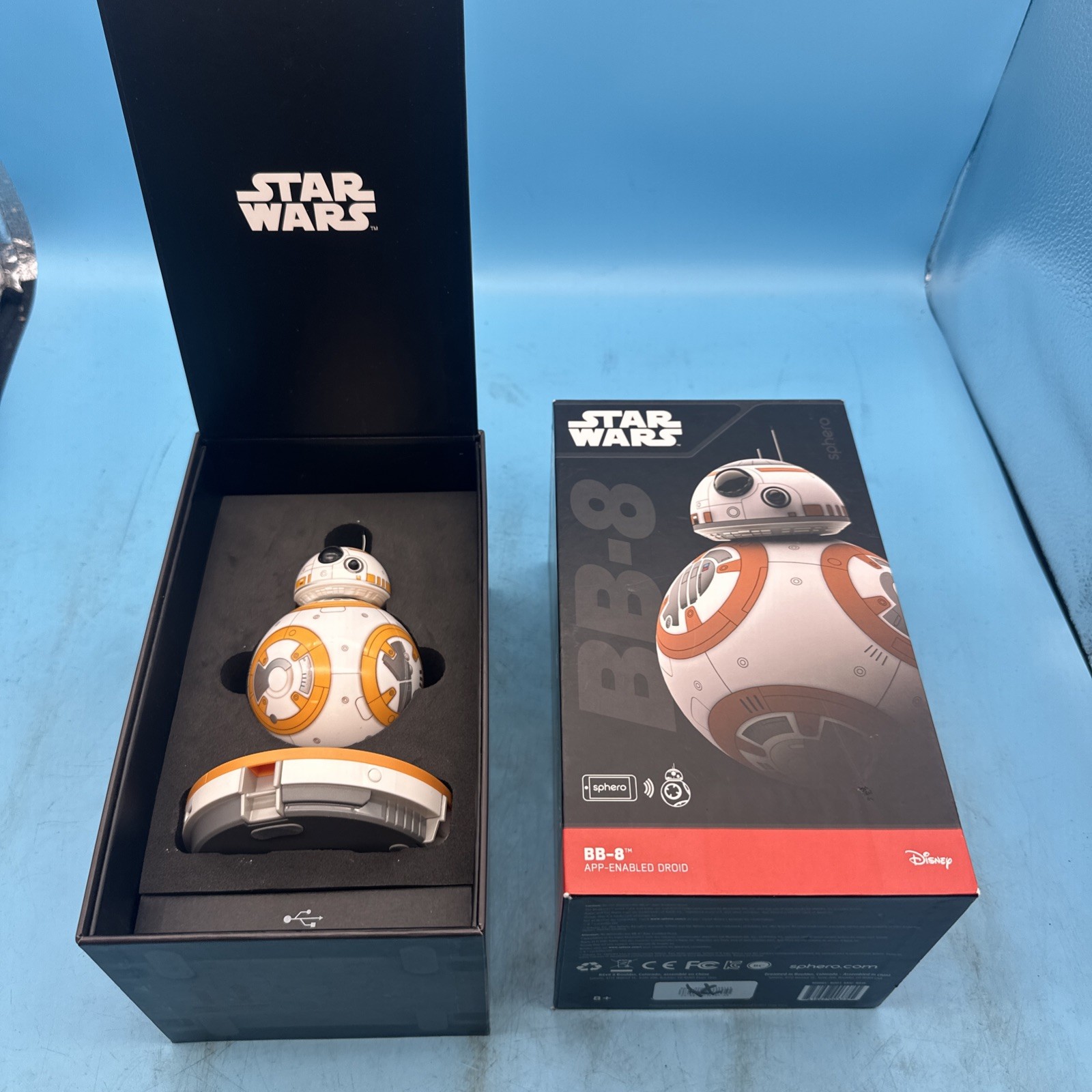 Sphero Star Wars BB-8 App-Enabled Droid Robot Disney -W/ Dock Charger