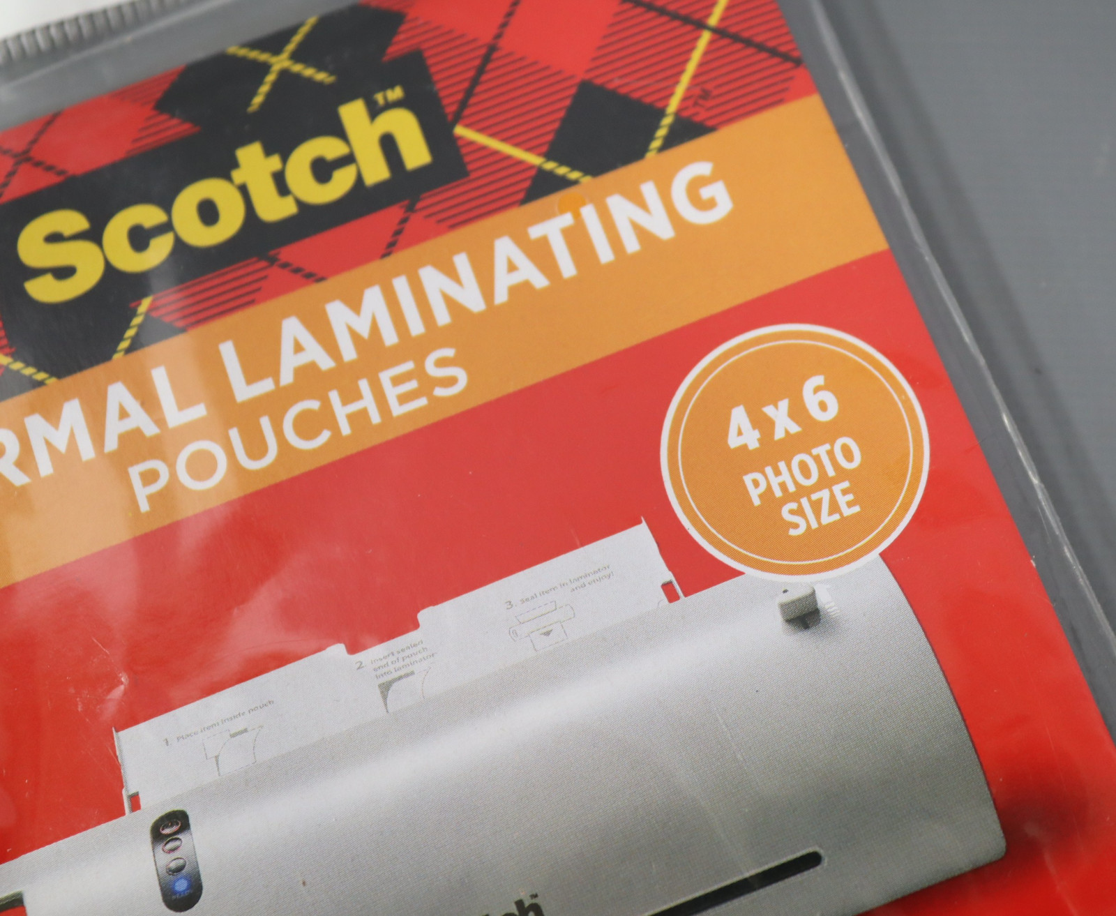 Scotch Premium Thermal Laminating Pouch 20 Pack 4 x 6 Sheets