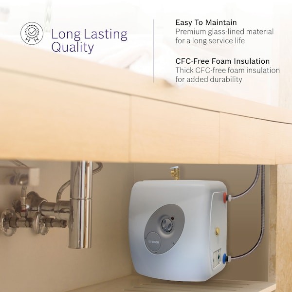 Bosch Es8 7.1 Gal, 120V, 12 A Amps, Mini Tank Water Heater