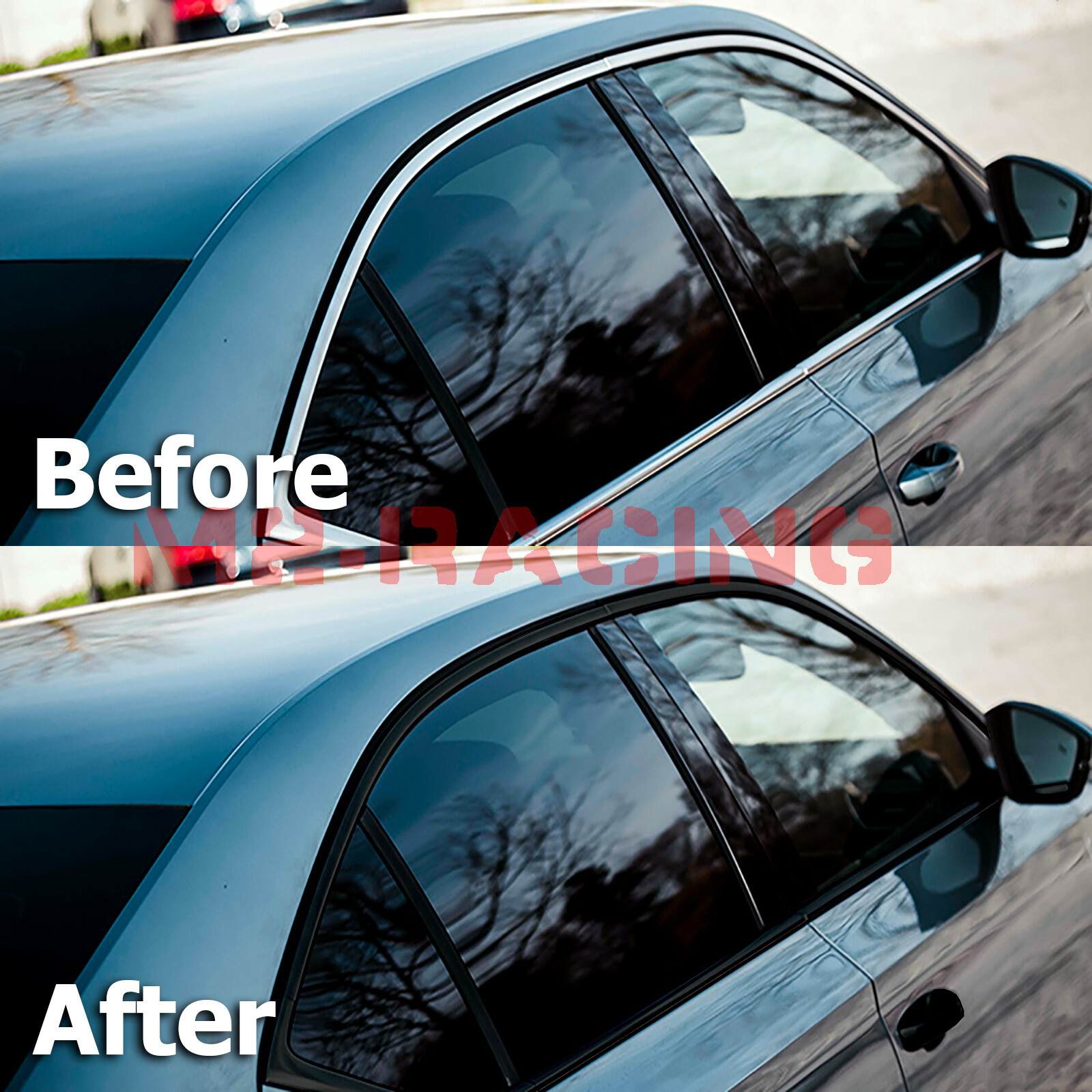 3M 2080 Black Vinyl Wrap Kit for Blackout Chrome Delete1 Window Trim Door Trim