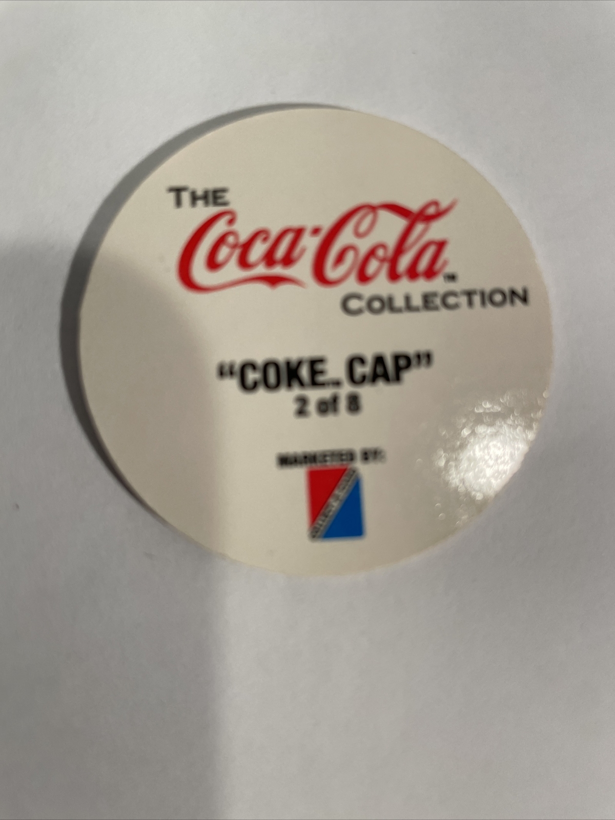 1993 Collect-A-Card - Coca Cola "Coke Cap" Pogs Series 1 - Set of 8 Complete Set