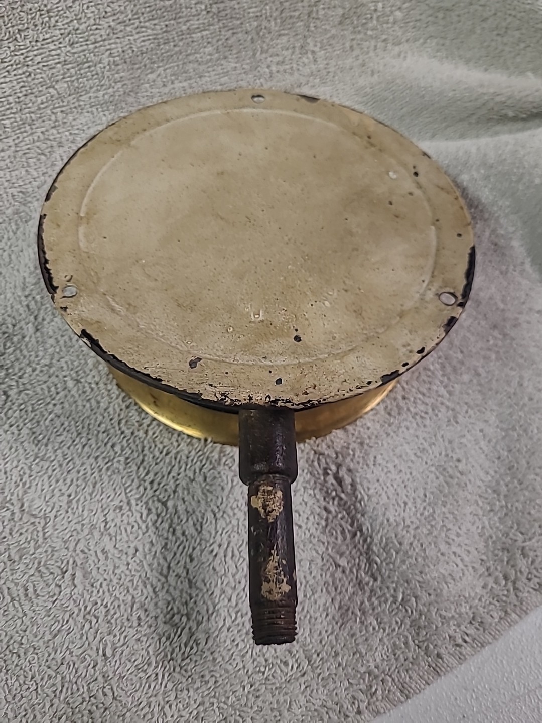 Antique Brass Gauge. Crosby Steam Gage And Valve Co. Boston 1914.