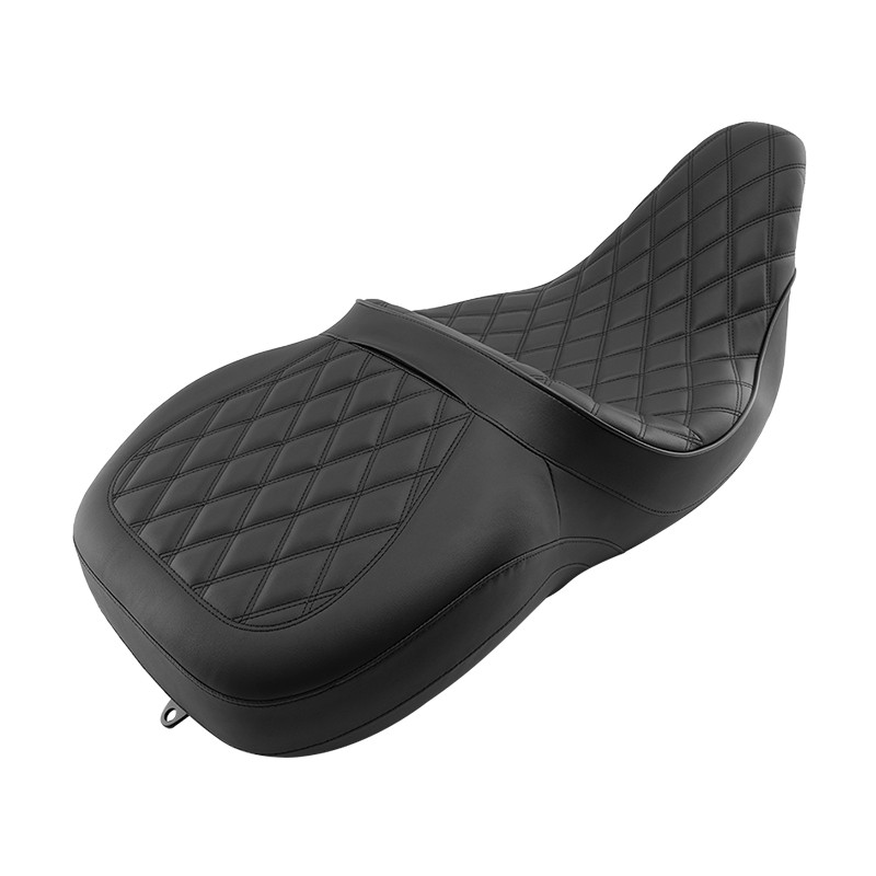 Driver Passenger Seat Low-Pro For Harley Touring Electra Glide Classic 1997-2007