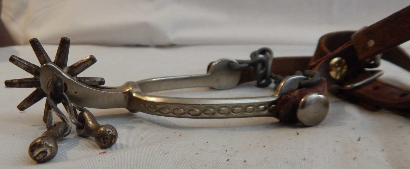 Jingle Western Cowboy Spurs - J.Q.M.D. 1941 JB Strap - 137