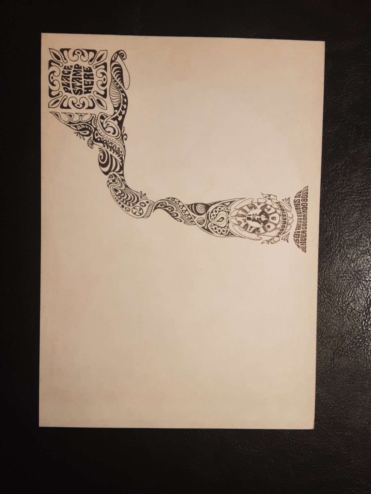 FD-84 postcard / The Doors / Captain Beefheart