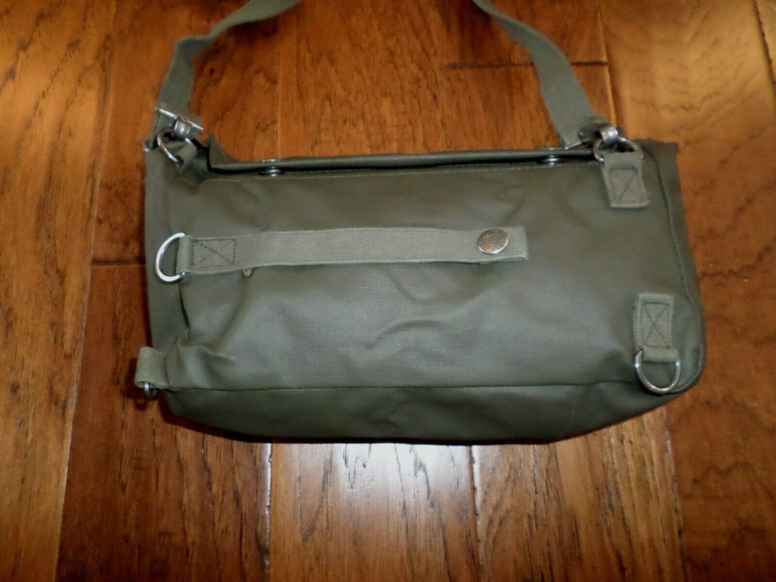 SWISS MILITARY ARMY SHOULDER BAG WITH STRAP WATER RESISTANT RUBBERIZED MATERIAL