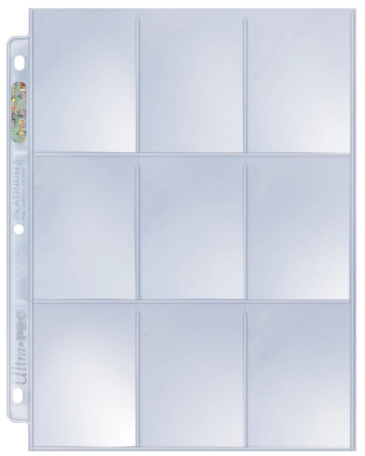 300 Ultra Pro Platinum Pages - 3 Boxes of 100ct Pages