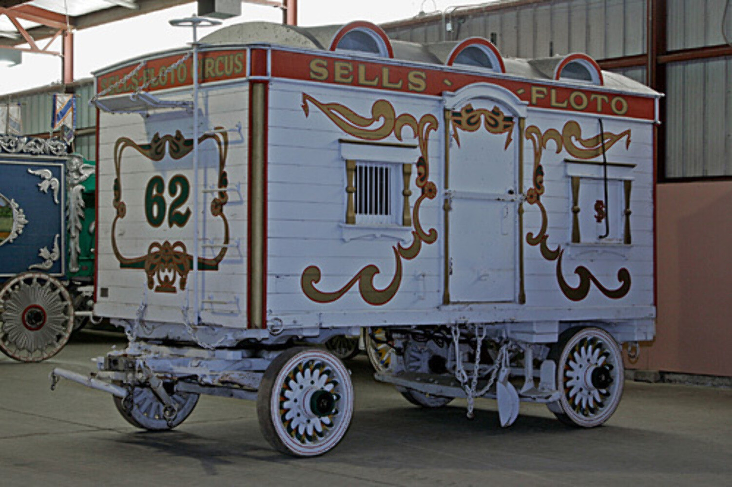 Sells-Floto Circus #62/Benzini Ticket Wagon Kit HO Scale